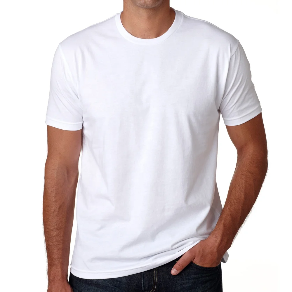 100% Cotton T Shirt White Shirt For Men 
