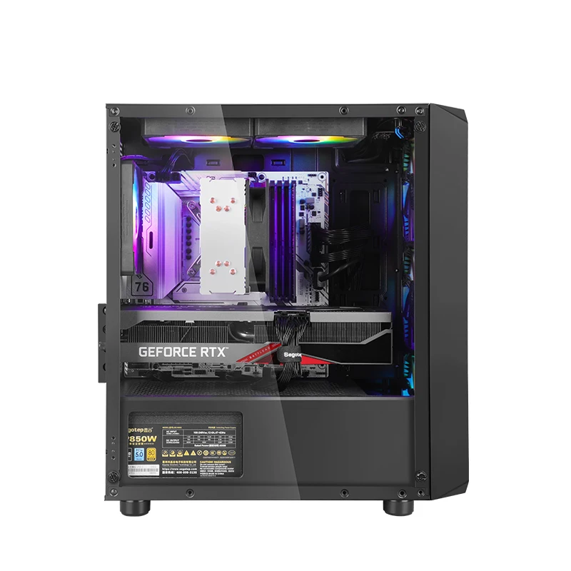 Jieshuo Brand New Desktop Computer Pc Industrial Desktop Cpu Factory Direct Sales Customizable Wholesale Computer Host