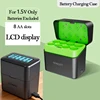 Black+Green:8 AA Charger
