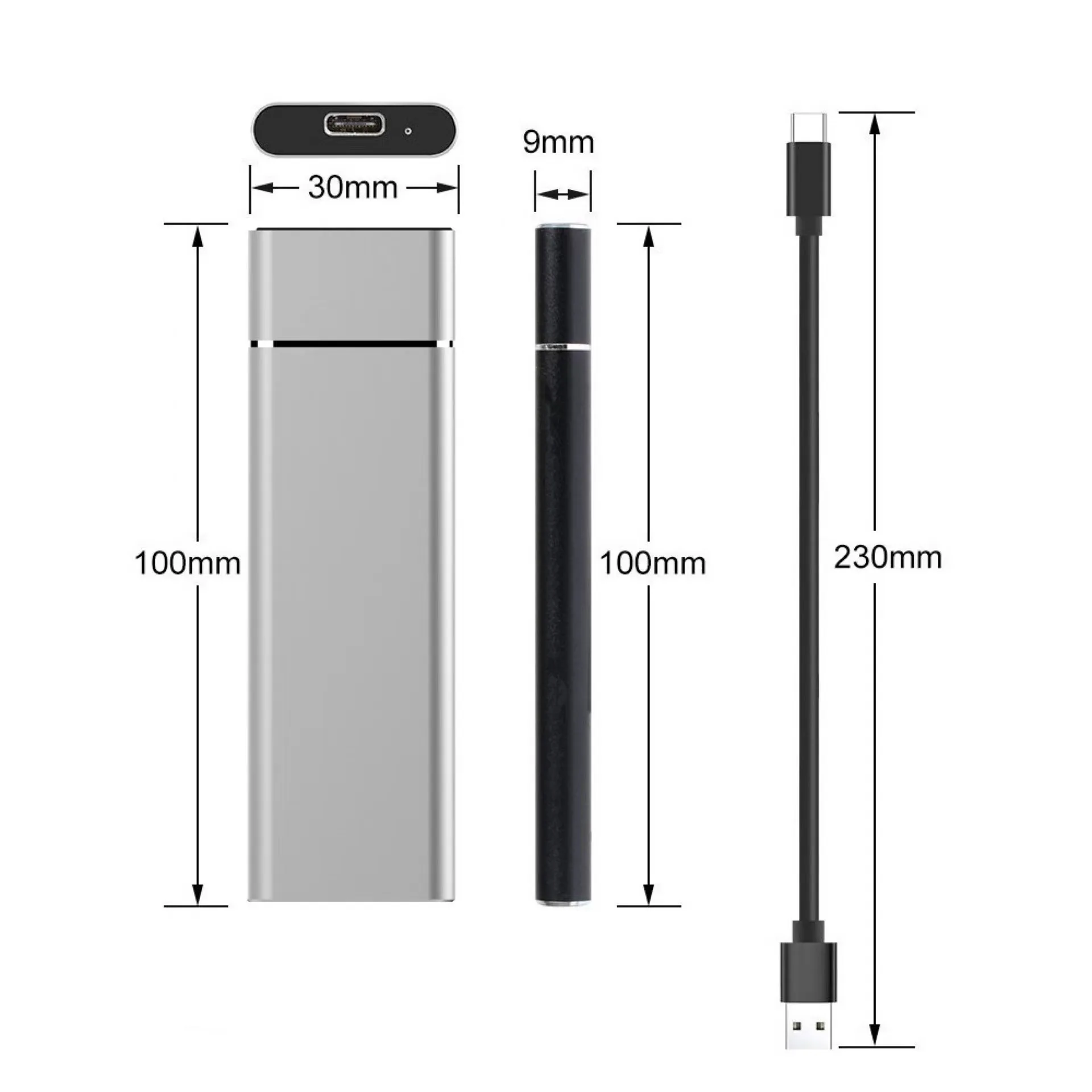 Portable 4TB SSD Type-C USB 3.1 Hard Disk - Image 3