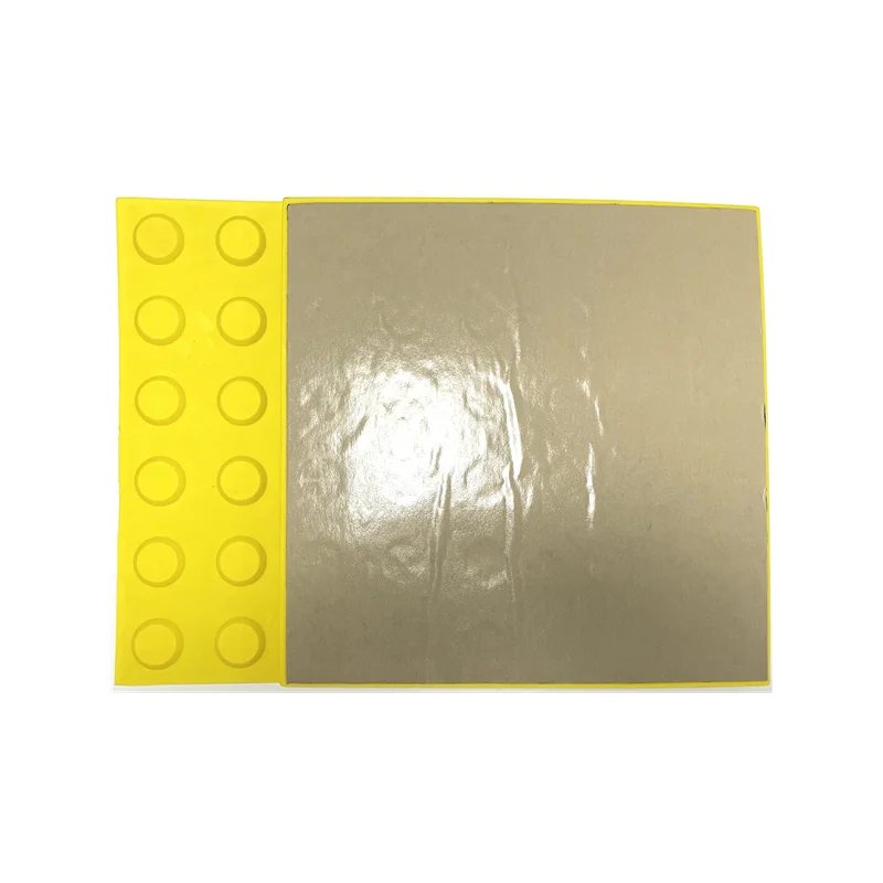 PVC Non-Slip Outdoor Tactile Tiles with Stud Backing Tape for Paving