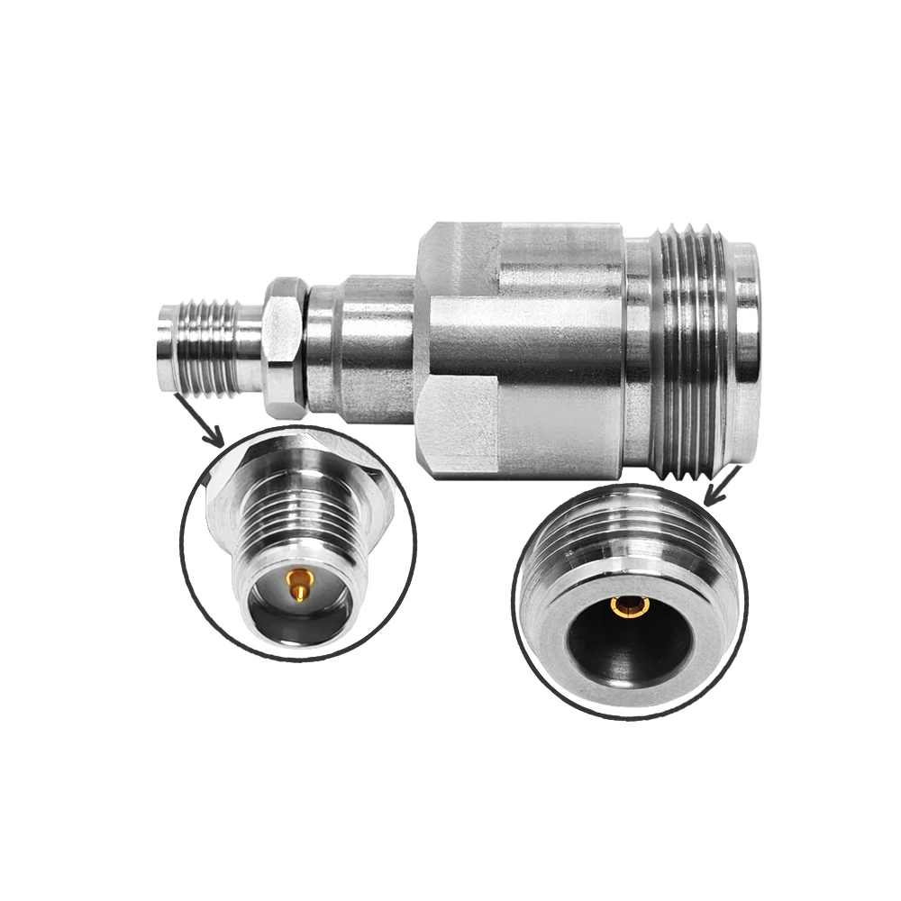Factory Supply RP Sma Female  Reverse Polarity Inverted to N Female Jack Hembra  Rf Stainless Steel Coaxial Coax Adaptor Adapter