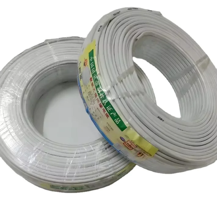 Bvvb flame retardant  1.5mm 2.5mm 6mm pvc flat sheathed wire copper core cheap price pvc insulated cable 2.5mm wire house wire