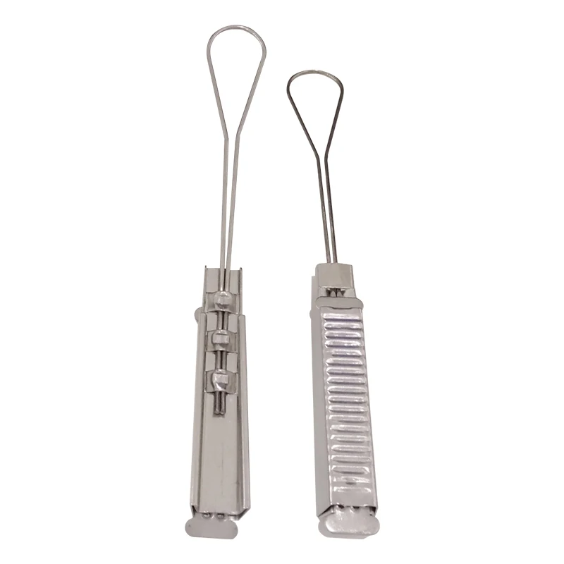 FTTH drop cable clamp 201 steel stainless materials for telecommunications solutions