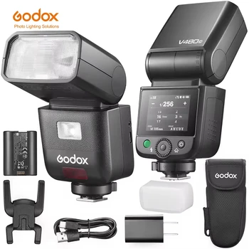 Godox New V480 TTL Speedlite Flash Light On-Camera Flash Speedlite Flash for Canon Sony Nikon Fujifilm Olympus