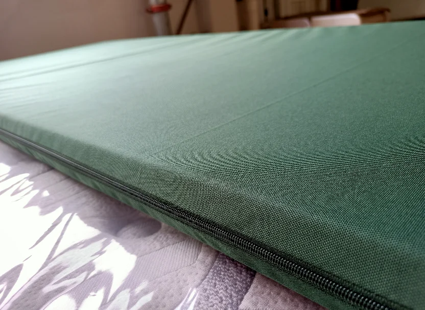 Factory Wholesale 5inch Mattress Camping Foam Mattress Fireproof Green Color Cheap Foam Mattress