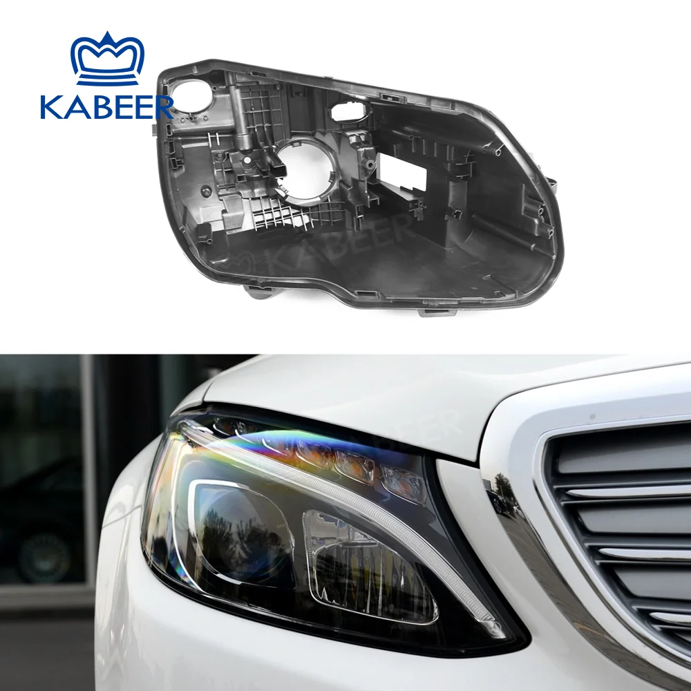 ヘッドライトカバー メルセデスベンツ W205 Cクラス ヘッドライト カバー ヘッドランプカバー 車のヘッドライトカバーランプカバーランプシェードランプレンズケース
