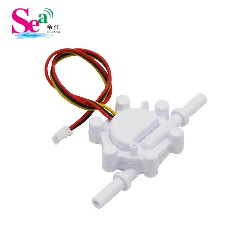 Best Quality OD6.35mm POM RO Filter Mini Water Flow Sensor ZJ-S303 Water Counter with Magnetic Hall Effect for Home Use