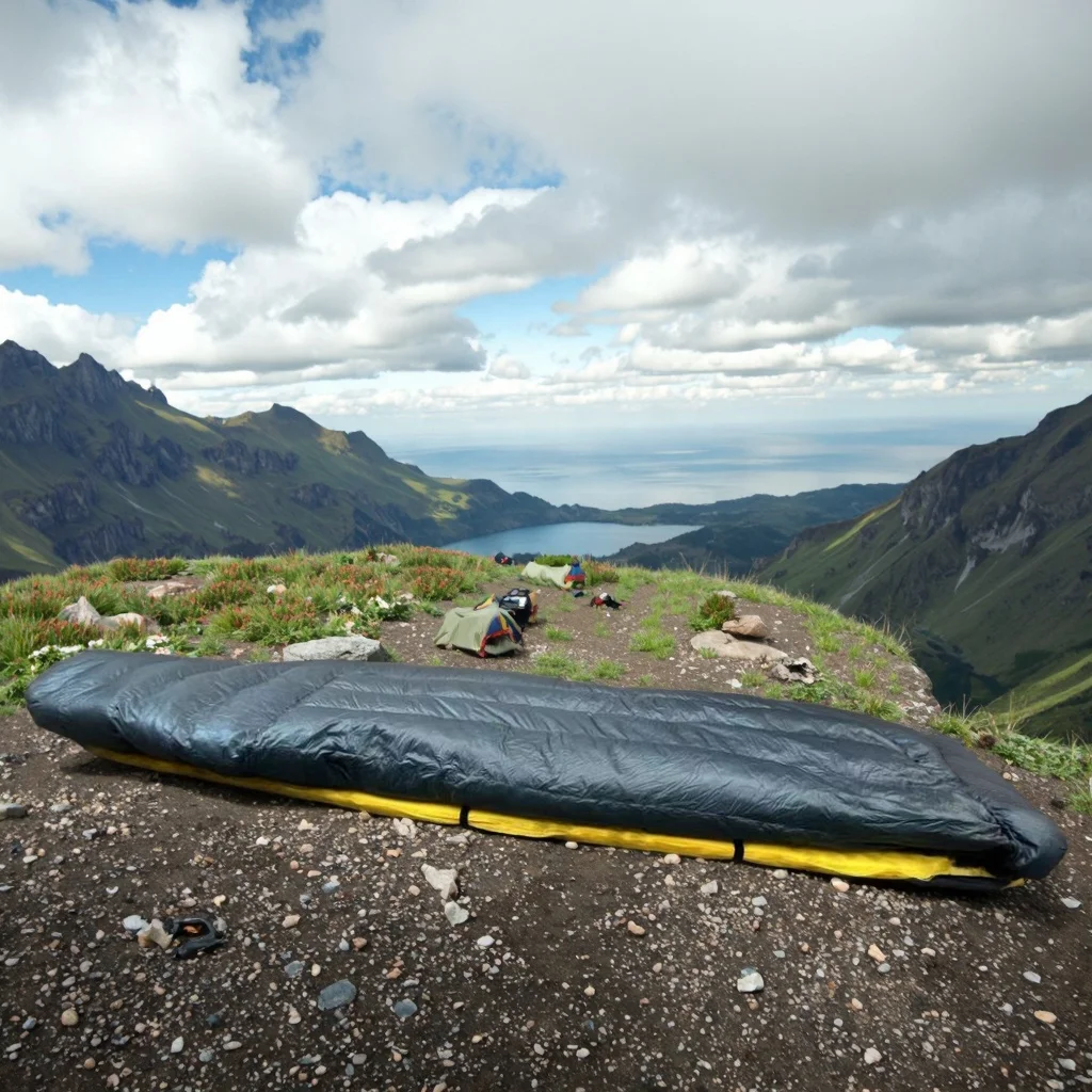 LIPEAN Ultralight Down Camping Blanket 10D Nylon, OEM