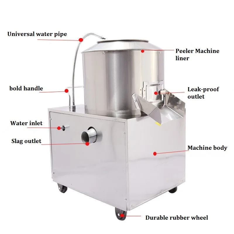 Buy Potato Peeler Machine Commercial 30 kg With 3 HP Motor online in  yantratools, this product available with affordable price. this easy to use.