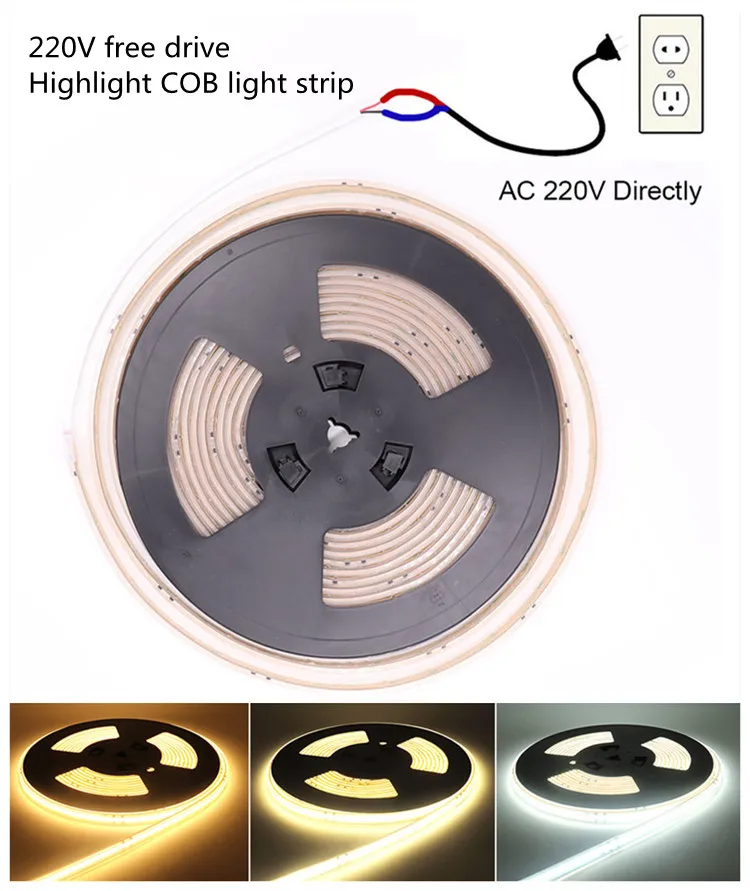 ac led strip light 220v waterproof