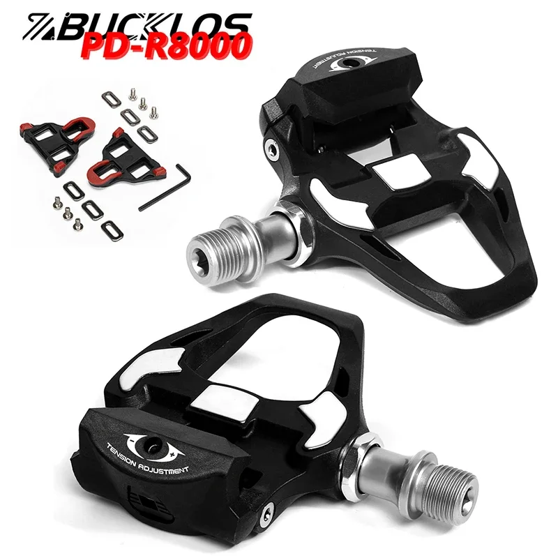 Road Bike Pedals 105 PD-R7000 Carbon Bicycle Self-Locking SPD SL Pedals Compatible - View #2