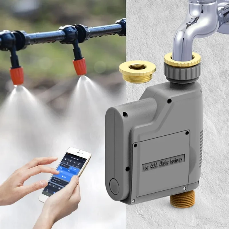 Tuya Zigbee  Water Flow Monitor WIFI Smart Sprinkler Timer Wireless Water Valve for Garden Irrigation System