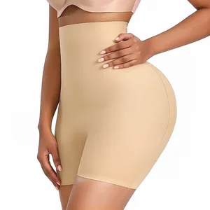 Women's Seamless Anti-Chafing Mid-Rise Boyshorts Tummy Control Dress Non-Slip Elastane Invisible Underwear for Butt Coverage