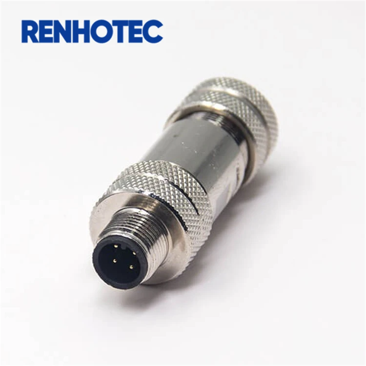 M12 Aviation Connector Waterproof Plug Video