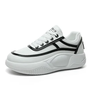 K8617 New Thick Sole Board Shoes for Women Versatile Elevated Casual Shoes Spring/Summer Internet Popular Students