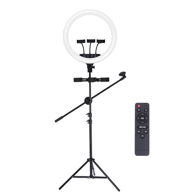 Держатель мобильного телефона JOYROOM для прямой трансляции youtube, держатель мобильного телефона, подставка tik tok, штатив, Круглый, 18 дюймов, светодиодный кольцевой светильник для селфи
