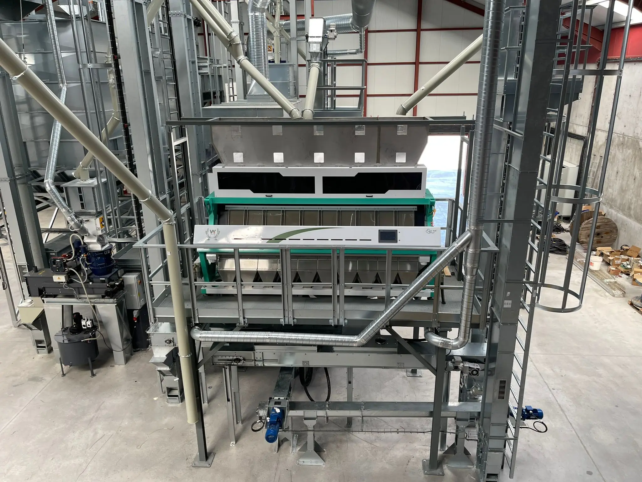 Stainless Steel Framework Salt Color Sorting Machine Mineral Color Separator Sand Color Selector Stone Separating Machine