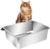Stainless steel cat litter box