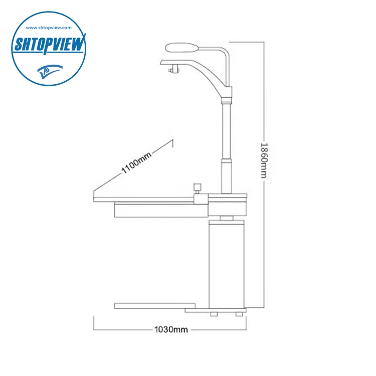 Hot Selling Economic Optical Ophthalmic Optometry Combination Table Chair Unit CP-600A