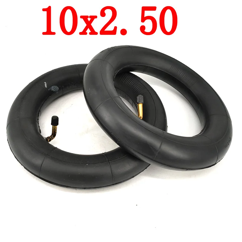 Superbsail Hot Sale 10Inch 10x2.5 Tube Innertube With Bent Valve 45 90 Degree Valve For Electric Scooter Parts Tires Inner Tube supplier