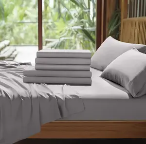 2026 New Arrival OEKO-Tex Pure Bamboo Bed Sheets 100% Organic Bamboo Sheet Set Bamboo Bedsheets Bedding Set