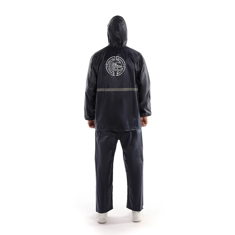 Высококачественный плащ для взрослых, рабочая одежда, дождевик, дождевик, пальто с брюками, водонепроницаемый дождевик