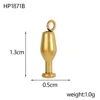 2PCS Charm para Copa de Champán / Flauta - Dorado