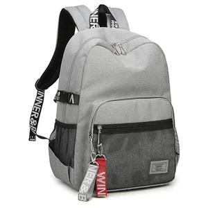 2026 College Travel Polyester USB Charging Port Laptop Bag Unisex School Student Bags Daily Life Durable Large Capacity Backpack