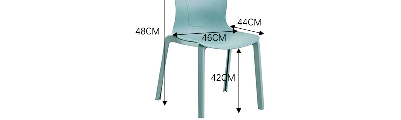 New design wholesale simple dining room living room furniture chair stackable chair