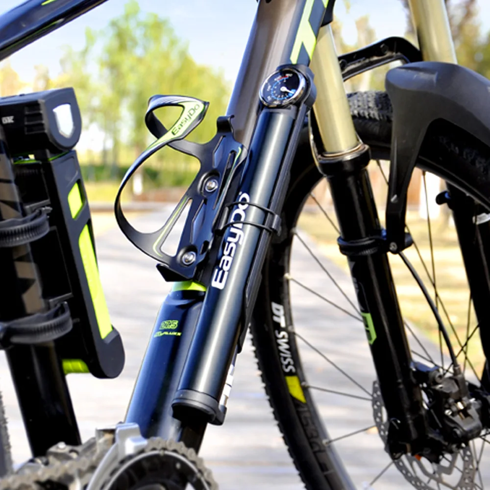 Pompa Per Bicicletta Portatile In Lega Di Alluminio - Alta Pressione (fino A 100 PSI), Adatta Per Strada E MTB