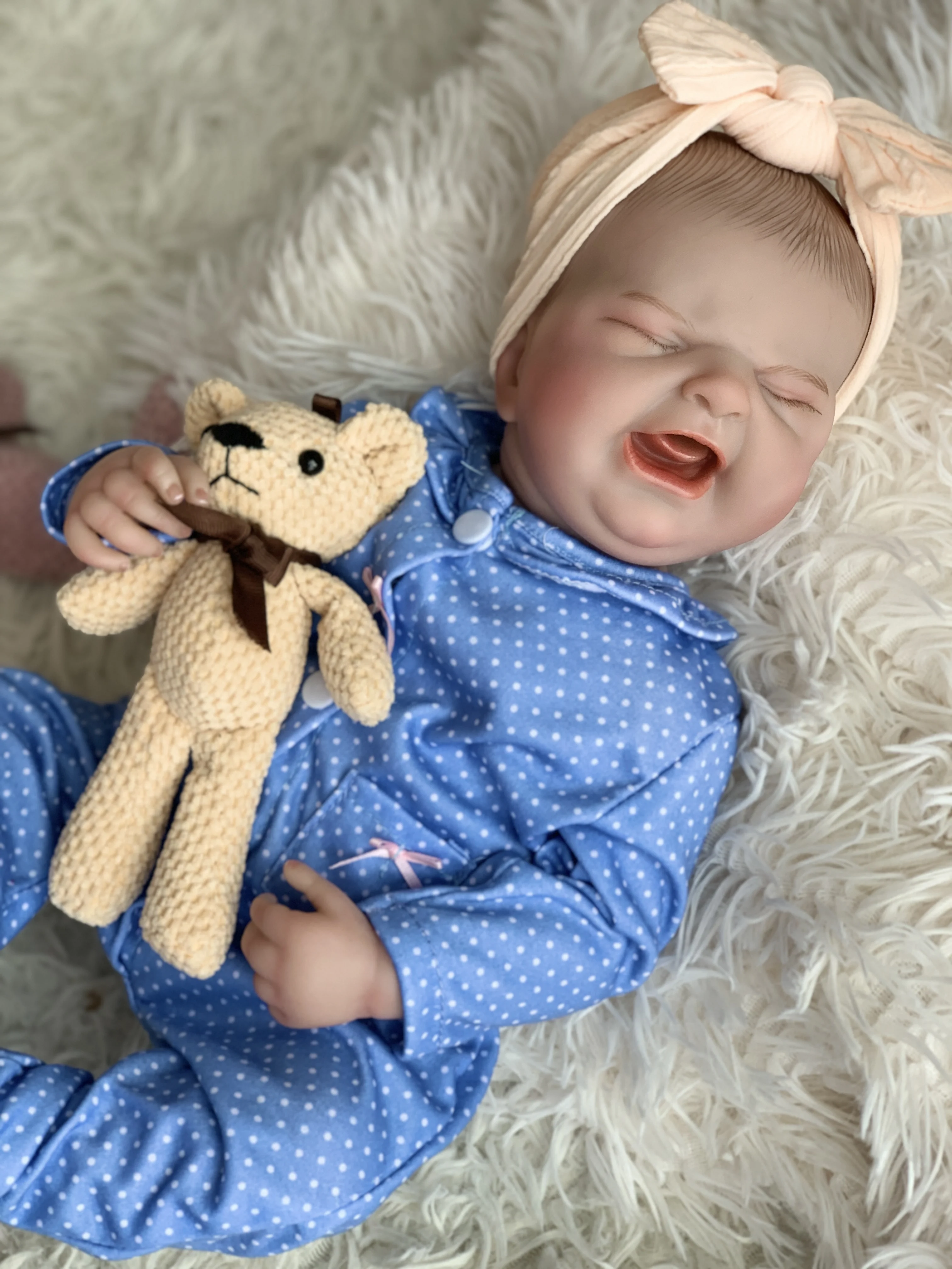 Vollence Counter Fat Hair Reborn Doll Unpainted Horse