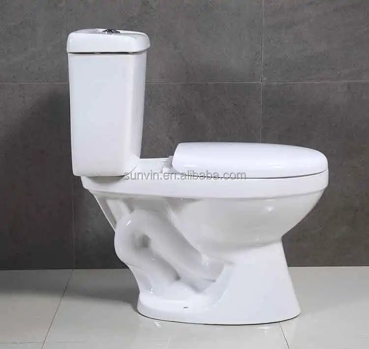 Chinese sanitary ware two pieces toilet s-trap ceramic  Siphonic two piece toilet