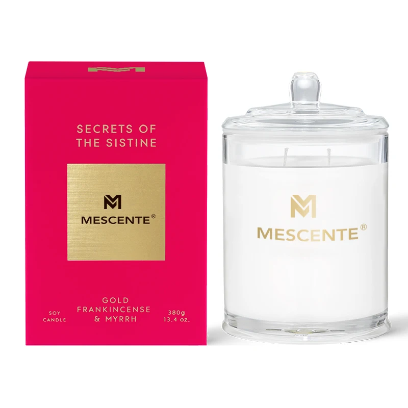 M&scent Wholesale Custom Luxury Home Fragrance Glass Jar Scented Soy