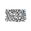 Big letter black