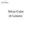 6 letras de plata
