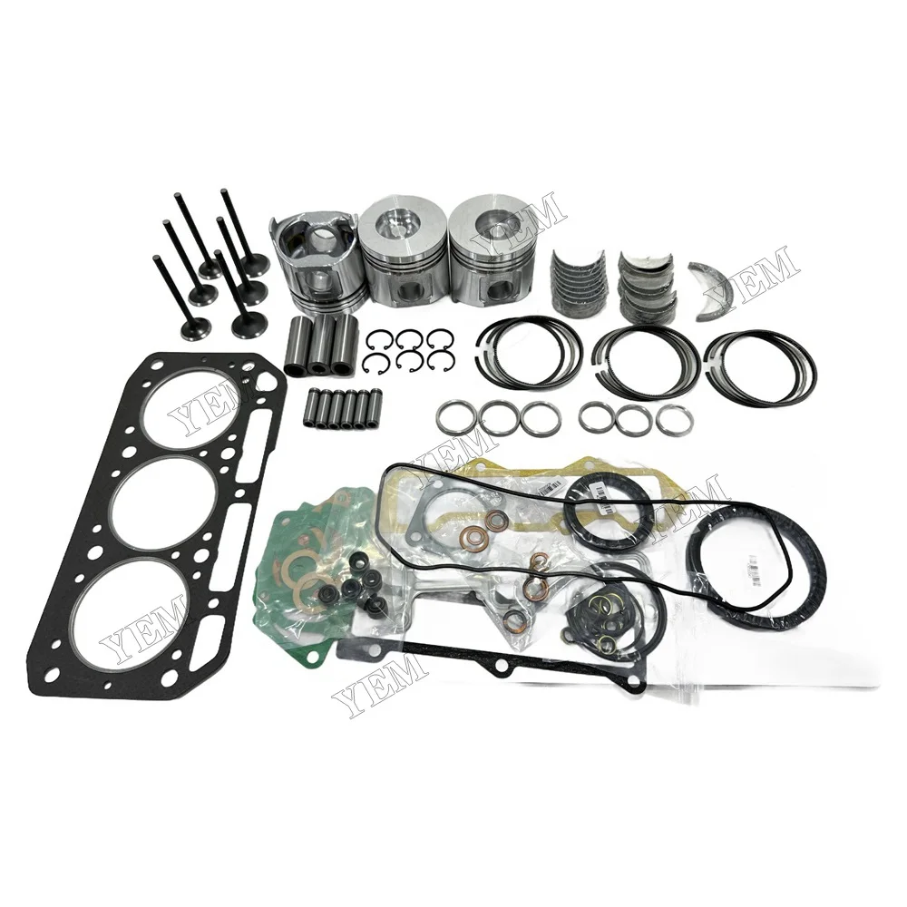 3TNE84 Overhaul Repair Kit For Yanmar Gasket Piston Set 6