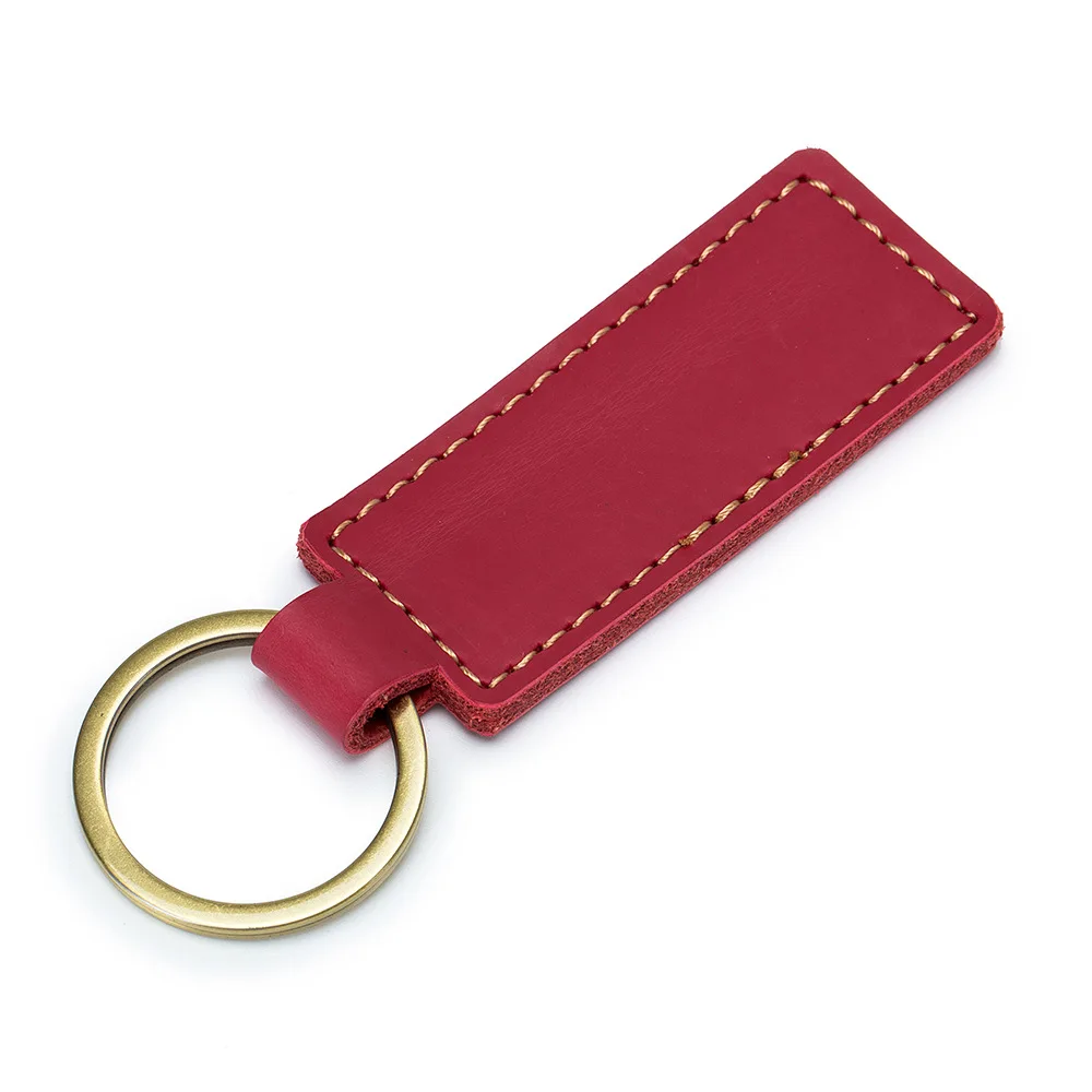 Factory Wholesale Custom Leather Keyring Key Holder Pendant Retro ...