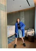 Blue long