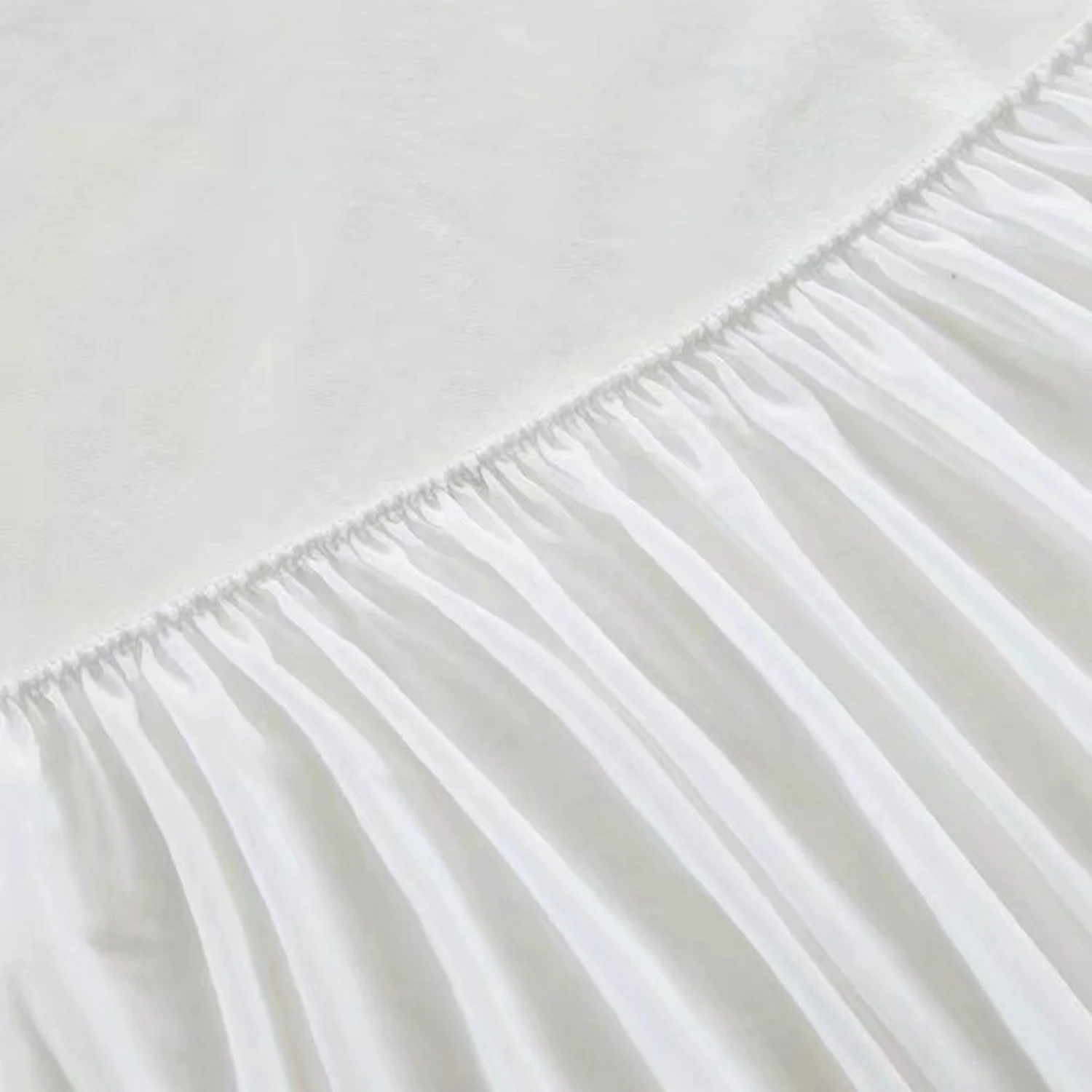 Натяжная простыня 100% Водонепроницаемая дышащая защита матраса кровати от клещей Водонепроницаемый ультразвуковой стеганый