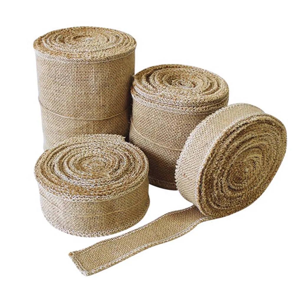 2733127334 Jute Natural Jute Fabric Color Roll Customized Roll 100 Wholesale Burlap Roll Buy