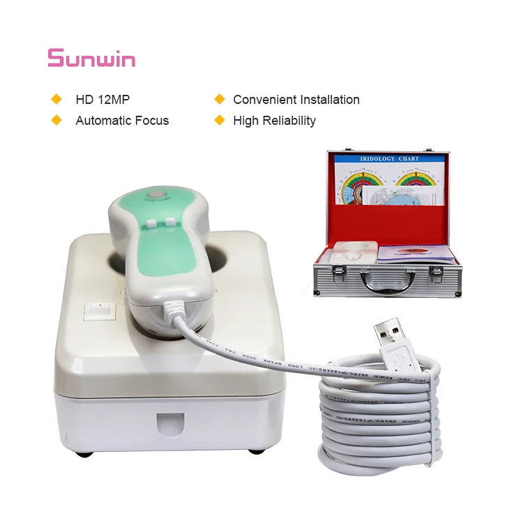 Best Intelligent Digital Iriscope for Eye Iridology with JP & US Plug Type Options