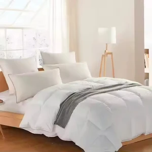 Wholesale Solid Color High Quality Luxury Bed Queen Size Down Comforters High Quality Duvets