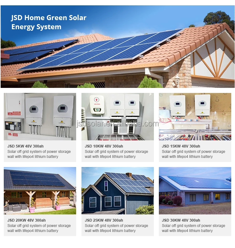 Jsdsolar Hibrid 36kw Sistem Surya Kontrol Mppt Inverter Hibrid 36kw ...