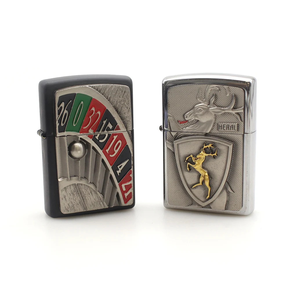 Factory Design Personalized Metal Plate Sticker Lighter 3D Embossed Custom Metal Number Plate