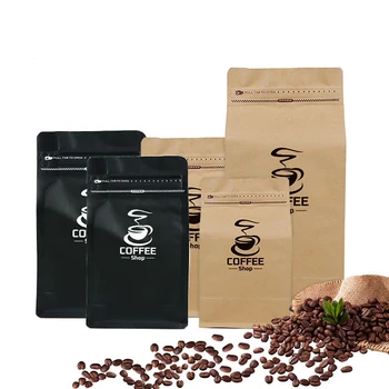 Bolsas para cafe resealable packaging customized coffee bag with valve