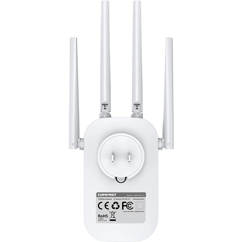 COMFAST Receptor WiFi 1200Mbps Dual band mi WiFi Repeater Wireless Signal WiFi Range Extender