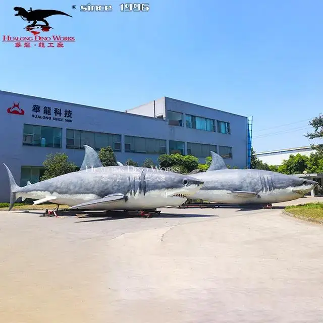 Customized Life-Size Robot Shark Model Kids' Animatronic Marine Animal Metal School Occasion Simulation Direct From Manufacturer
