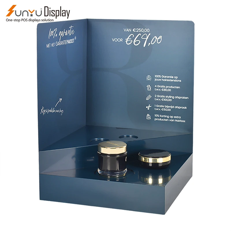 Free Design Custom Multi-Layer Acrylic Makeup Display Stand  Plexiglass Cosmetics Storage Display Stand