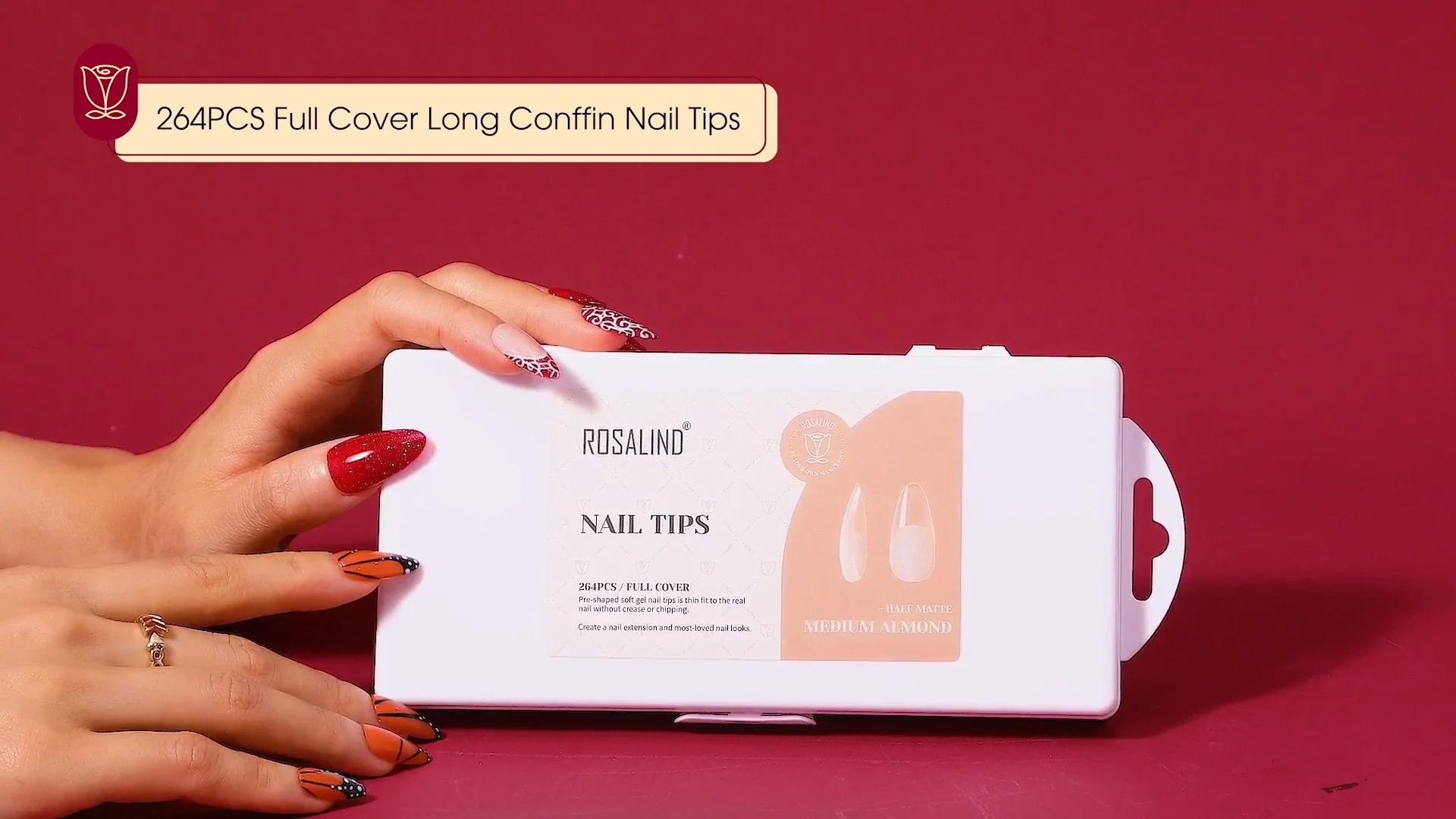 Rosalind Nails Products Supplies Salon Wholesale 264pcs/set French